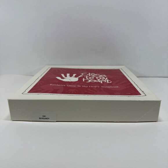 Close To My Heart Scrapbook Album Burgandy 8 1/2" x 11" Never Used - Picture 2 of 3